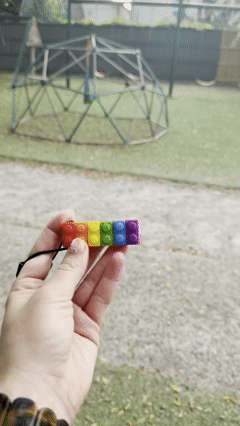 Brickster Chew Stye Necklace (Textured)